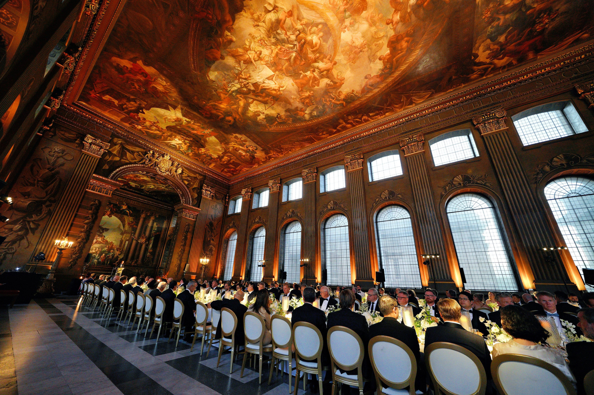 Elegant details and atmosphere of the anniversary gala event